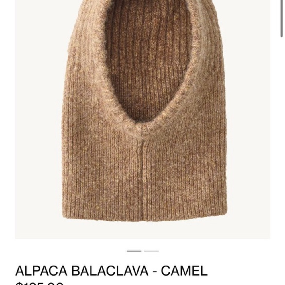 Cozy Alpaca Balaclava in Camel